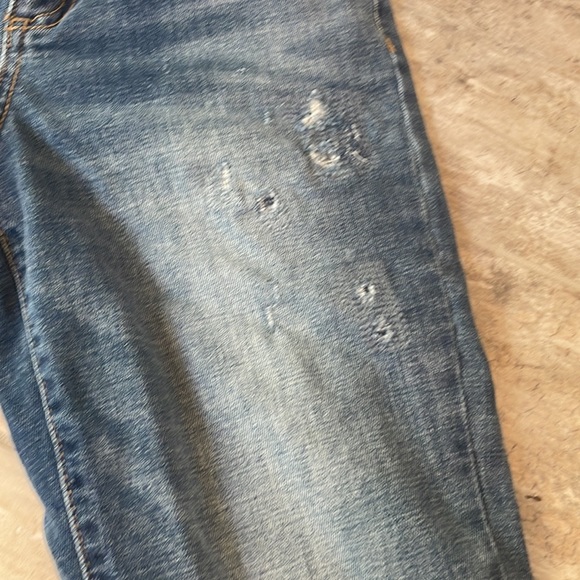 Perfect Mid Rise Cropped Distressed Boyfriend jean - Picture 5 of 9